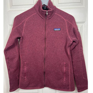Patagonia Women's Better Sweater Fleece Jacket Sequoia Red Full Zip Small